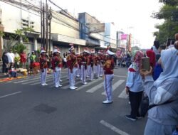 Aksi Memukau Polisi Cilik Binaan Satlantas Polres Kediri Kota Sedot Perhatian Pengunjung CFD